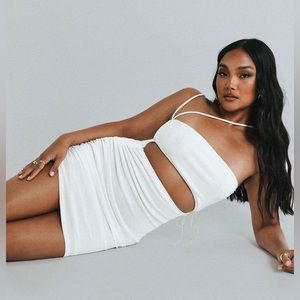 Princess Polly | IMELDA MINI DRESS WHITE